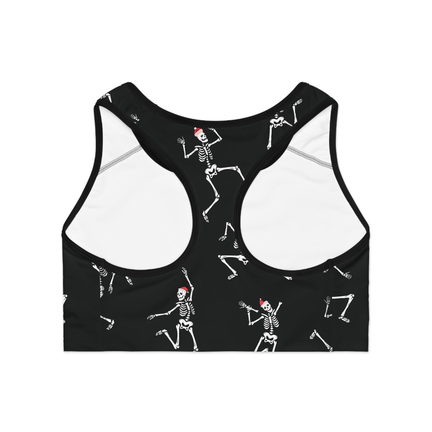Party Skeletons Sports Bra