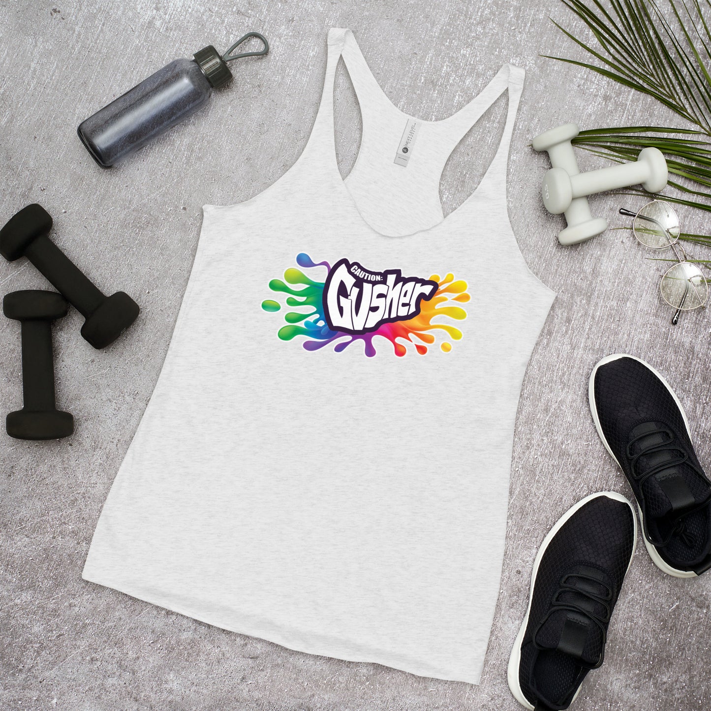 Caution: Gusher Racerback Tank